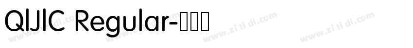 QlJlC Regular字体转换